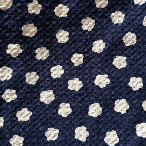 Kate Spade Cloud Dot Jacquard Cropped Pant Womens Size 0 Office Preppy Polka Dot - Picture 11 of 11